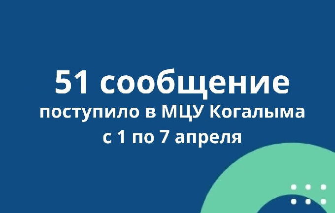 МЦУ Когалыма информирует