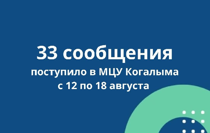 МЦУ Когалыма информирует