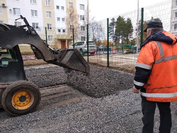 Благоустройство двора – на финишной прямой